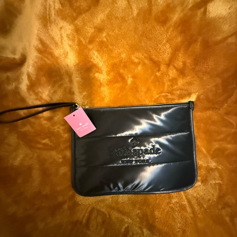 Kate Spade Black and Pink Wristlet